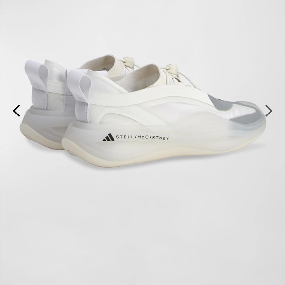 Adidas by Stella McCartney White Gray Sneakers - Picture 6 of 7